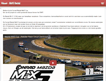 Tablet Screenshot of max5racing.nl
